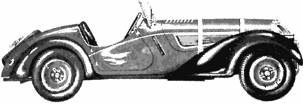 BMW-Sportwagen 328 aus den dreißiger Jahren