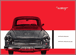 1960 311 Wartburg Limousine und Limousine de Luxe
